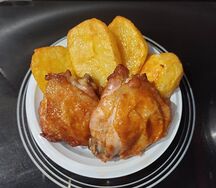 Курица с картошкой