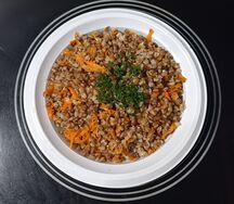 Гречка с луком