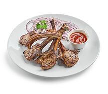 Шашлык из бараньей корейки