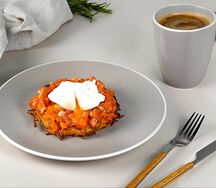 Драник с лососем