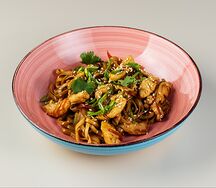 Удон с курицей