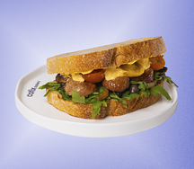 Сэндвич на тартине с фрикадельками