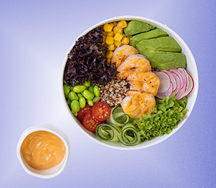 Боул с креветками