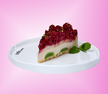 Торт малина-фисташка