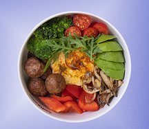 Боул с фрикадельками