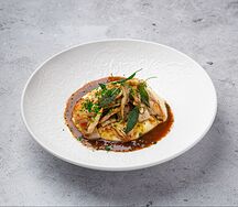 Курица с перечным демигласом