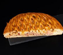 Пирог с ветчиной и сыром 