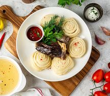 Даргинский хинкал с курицей