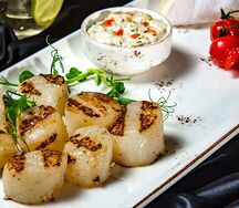 Гребешки на гриле