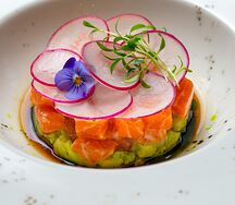 Тартар из лосося