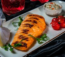 Филе лосося на гриле