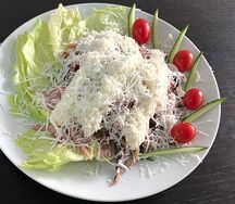 Салат Клеопатра с говяжьим языком 