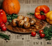 Картофель с курдюком