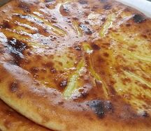 Пирог с воздушным картофелем и золотистым луком