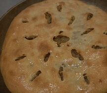 Пирог с картофелем, луком и укропом