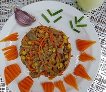 Обжорка с куриной печенью