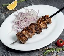 Печень на мангале