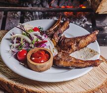 Шашлык из свиных рёбрышек