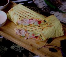 Шаурма с двойным сыром