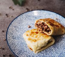 Блин с мясом