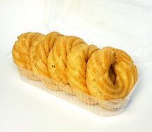 Кольцо заварное с творожным кремом