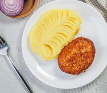 Котлета куриная с картофельным пюре