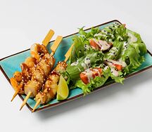 Шашлычки из морепродуктов