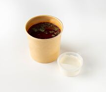 Борщ со сметаной