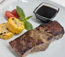 Стейк из говядины в бальзамическом соусе