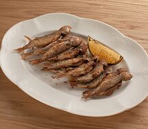 Барабулька в кукурузной муке