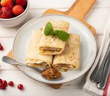 Блинчики со сгущенным молоком