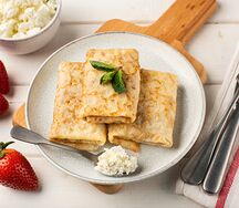 Блинчики с творогом