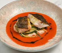 Стейк из чёрной трески