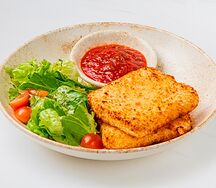 Запеченный чеддер с мексиканским соусом
