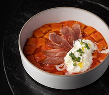 Ньокки с вяленой уткой и страчателлой