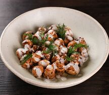 Шампиньоны со сливочным соусом