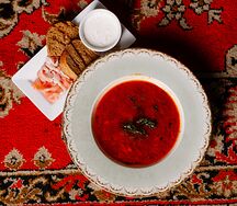 Борщ с говядиной