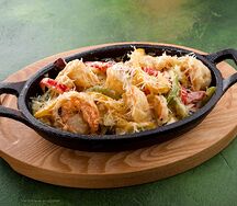 Креветки в сливочном соусе