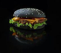 Black burger