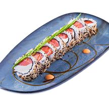 Ролл Филадельфия с кунжутом