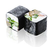 Ролл Безрисовый с креветкой и крабом