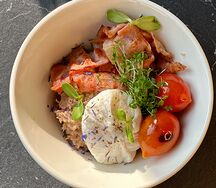 Гречка с беконом