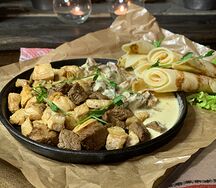 Мачанка с тонкими налисниками