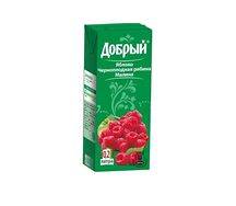 Нектар Добрый Яблоко, черноплодная рябина, малина