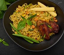 Лапша африканская с индейкой