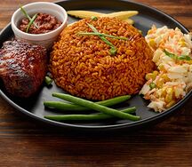 Нигерийский рис Джоллоф с индейкой