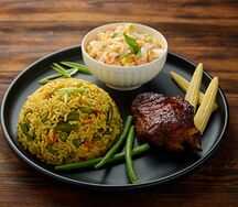 Жареный рис с индейкой