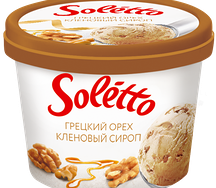 Мороженое Soletto Грецкий орех и кленовый сироп
