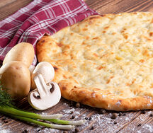 Пирог с картофелем и грибами