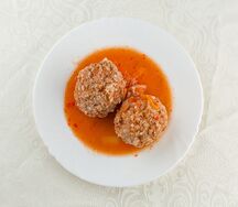 Нежные тефтельки в томатной овощной заливке